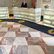 Ковры с логотипом в отеле Intercontinental