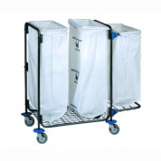 Тележка для сбора мусора с одноразовыми мешками