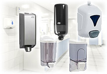 Диспенсеры мыла, туалетной бумаги, расходные материалы