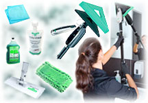 Инвентарь для мытья стекол внутри помещений