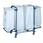 Тележка для сбора мусора с одноразовыми мешками