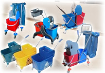 Уборочные и многофункциональные тележки