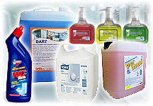 Моющие средства для туалетов и ванных комнат