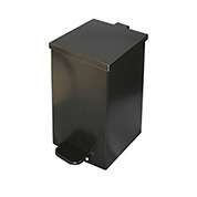 Урна с педалью черная, белая, серая