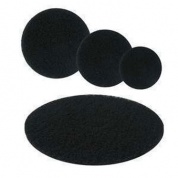 Чёрный размывочный круг (пад)