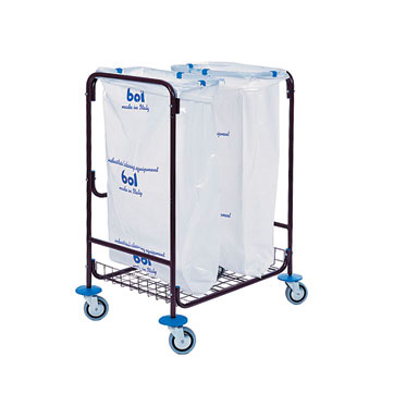 Тележка для сбора мусора с одноразовыми мешками