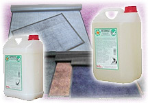 Моющие средства для чистки ковров (в том числе для моющих пылесосов)
