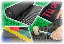 Модульные промышленные, уличные и входные покрытия 