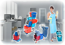 Уборочные и многофункциональные тележки