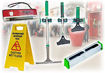 Предупреждающие таблички и знаки, держатели инвентаря