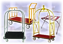 Тележки для гостиничного багажа