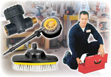 Запчасти, аксессуары и расходные материалы для моек высокого давления