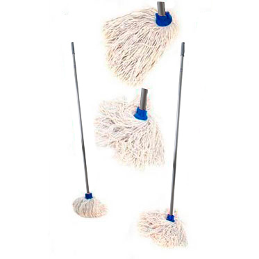 Швабра с резьбовым веревочным МОПом
