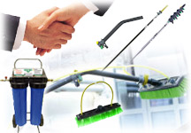 Аренда оборудования для высотной мойки окон