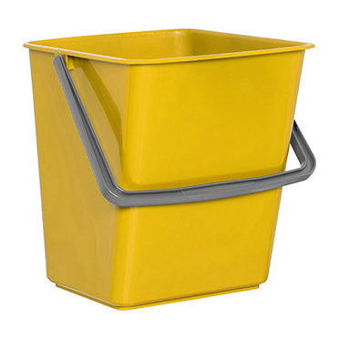 Ведро для мытья пола 18 л жёлтое