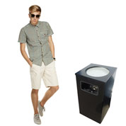 Квадратная урна для мусора