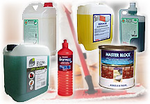 Моющие и дезинфицирующие средства для пола