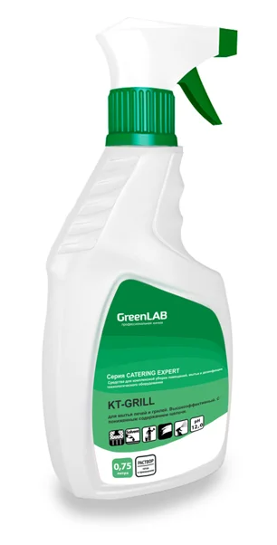 Профессиональное моющее средство KT - GRILL для мытья печей и грилей. Базовый.