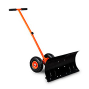 Движок-скреппер на больших колёсах.