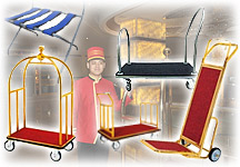 Тележки для гостиничного багажа 