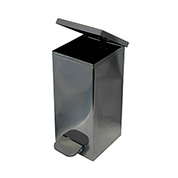 Урна с педалью хром