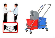 Аренда уборочных тележек