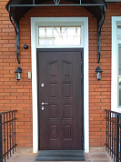 Входной коврик с грязеочищающей щеткой. Размер 50х70 см