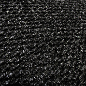 Грязезащитный ворсовый ковер «York» в канте черный