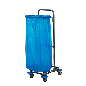 Тележка для сбора мусора с многоразовым мешком