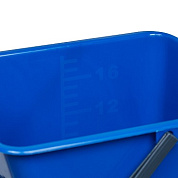 Ведро для мытья пола 18 л синее