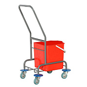 Одноведерная уборочная тележка без отжима