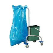 Алюминиевая одноведерная тележка без отжима