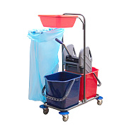 Тележка двухведерная с отжимом