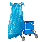 Алюминиевая одноведерная тележка без отжима