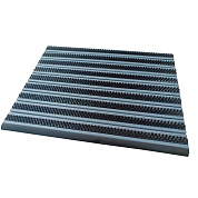 Входной коврик с грязеочищающей щеткой. Размер 50х70 см