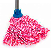 Швабра с резьбовым веревочным мопом
