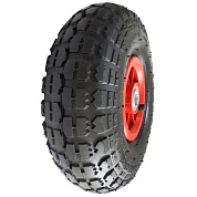 Колесо пневматическое с пластиковым ободом и симметричной ступицей