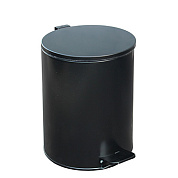 Урна педальная чёрная, серая, белая