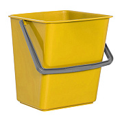 Ведро для мытья пола 18 л жёлтое