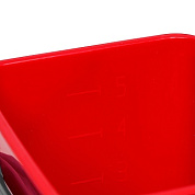 Ведро для мытья пола 18 л красное