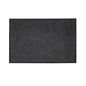 Грязезащитный ворсовый ковер «York» в канте серый