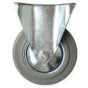 Промышленное неповоротное колесо с площадочным креплением (без тормоза)