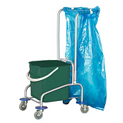 Алюминиевая одноведерная тележка без отжима